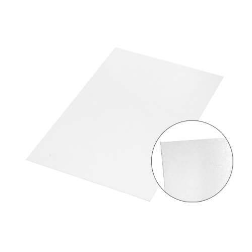 Sublimatie Aluminium Plaat, 15 x 20 cm, glanzend wit